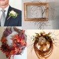 thumbnail image 3 of 54 yardas Camel Floral Bind Wire Wrap Twine 2 mm hecho a mano Iron Wire Paper Rattan Portable Binding Wire Paper Twine para ramos de flores Papel de jardinería W, 3 of 5