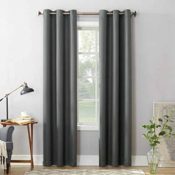 No. 918 Nathan Casual Textured Semi-Sheer Grommet Curtain Panel