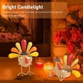 thumbnail image 3 of Candelero Tealight candelero de soporte estable con diseño en forma de pavo para Navidad ANGGREK Otros, 3 of 8