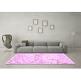 thumbnail image 3 of Ahgly Company Indoor Rectangle Abstract Pink Contemporary Area Rugs, 6' x 9', 3 of 4