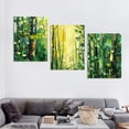 thumbnail image 4 of Ullo0ord Forest Wood Inner Frame Ready to Hang Wall Art Paintings Printed Picture Canvas Painting for Home Kitchen Wall Decor Artwork 12"x16"x3pcs, 4 of 6