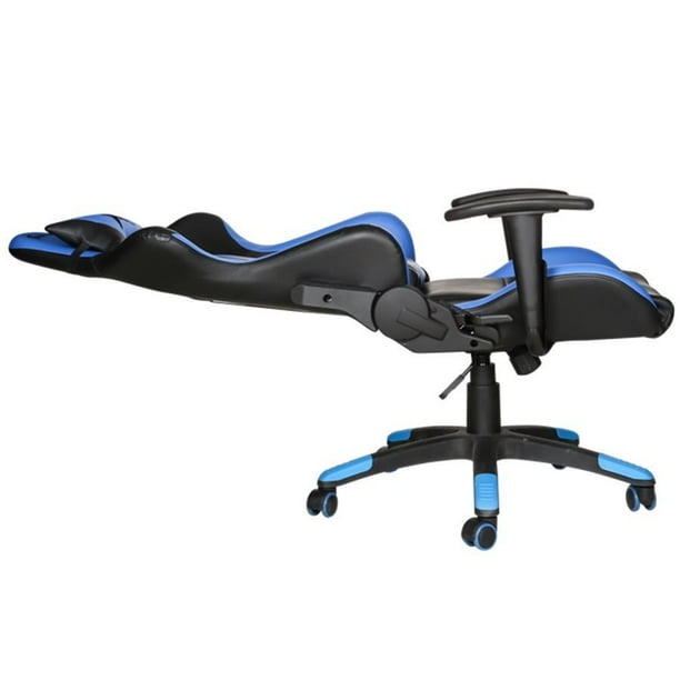 Xtrike Me Gc 905 Gaming Chair On Wheels Adjustable And Ergonomic Blue Blue