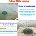thumbnail image 3 of Nswdhy, nuevo cebo de pesca, trampa de red plegable, jaula de inmersión fundida, cangrejo, pez, Minnow, Crawdad, camarones, 3 of 7