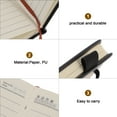 thumbnail image 3 of MasteelfCA 2Pcs Small Notebook Pocket Notepad Portable Notebook Multi-functional Memo Pad Small Notepad, 3 of 8