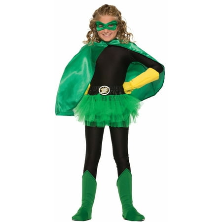 Green Child Cape Halloween Costume Accessory