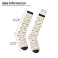 thumbnail image 2 of Naloa Retro Rabbit Thigh High Socks Extra Long Stretchy Sock Women Over Knee High Opaque Stocking Daily Wear, 2 of 6