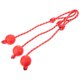 thumbnail image 1 of 3 piezas de pelotas para perros para buscar, juguetes para masticar para cachorros, juguetes para cachorros pequeños, ejercicio, lanzamiento de goma, 1 of 6