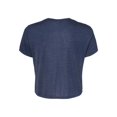 thumbnail image 2 of Ladies' Flowy Cropped T-Shirt HEATHER NAVY M, 2 of 2