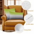 thumbnail image 6 of Green Gray Ombre Outdoor Pillow Covers 18x18 Set of 2, Waterproof Patio Throw Pillowcase Protectors, Modern Gradient Abstract Art Square Decorative Pillow Shams Cushion Covers for Seat Bed Couch Sofa, 6 of 8