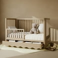 thumbnail image 5 of Art of Nursery by Storkcraft Casablanca 5-in-1 Convertible Baby Crib with Drawer, Driftwood, 5 of 21