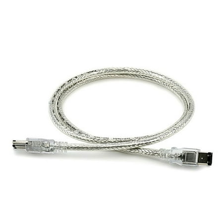UPC 844660000341 product image for IEEE-1394 FireWire i.LINK DV Cable 6P-6P M/M -3ft (CLEAR) (34) | upcitemdb.com