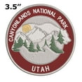 thumbnail image 2 of Wander Often! Canyonlands National Park, Utah 3.5 Inch Iron Or Sew On Embroidered Fabric Badge Patch Seek Adventure, National Park Iconic Series, 2 of 2