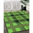 thumbnail image 2 of Ahgly Company Indoor Square Patterned Emerald Green Area Rugs, 6' Square, 2 of 6