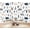 Color 4, variant on Woodland Bears Deer Stylized Trees Forest Muted Peel and Stick Wall Murals 69"H x 96"W Removable PVC Wallpaper Self-Adhesive Wall Paintings for Bedroom Living Room