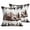 Brown, Cream, Black, variant on Cabin Elk Forest Throw Pillow Covers 20 x 20 Inch Pillow Covers Set of 4 Decorative Farmhouse Pine Tree Black Plaid Cushion Case Square Cotton Linen Pillowcases with Zipper for Couch Sofa Bed