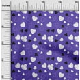 thumbnail image 2 of oneOone Viscose Chiffon Purplish Blue Fabric Poker Card Fabric For Sewing Printed Craft Fabric By The Yard 42 Inch Wide, 2 of 4