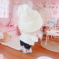 thumbnail image 5 of Niannyyhouse Muñeco de Peluche de 7,8 Pulgadas/20 cm, Figuras de Peluche, Juguetes, Ropa, Sombrero, suéter de Floret, Vestir (Negro), 5 of 5