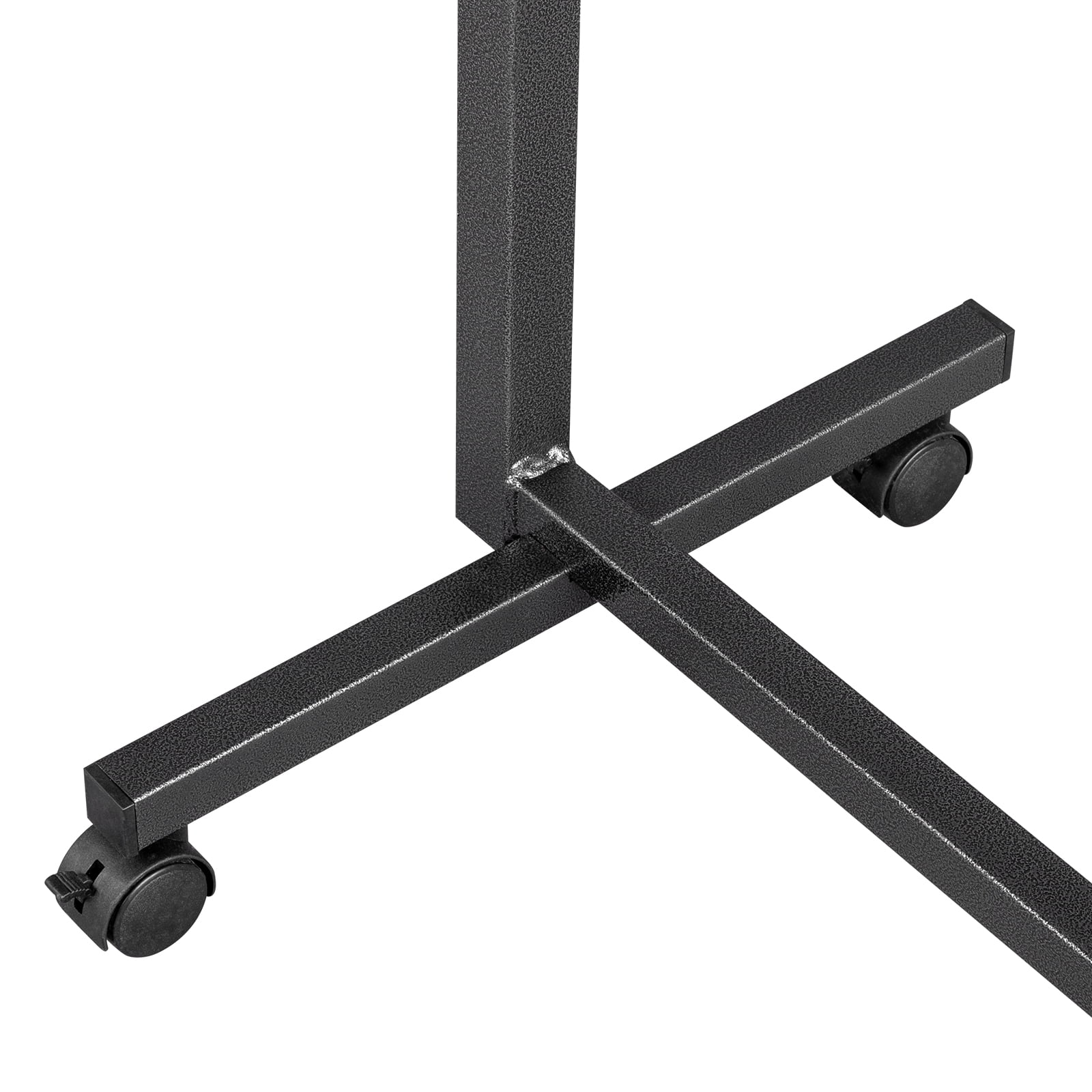 Ktaxon Adjustable Overbed Bedside Table Lap Desk with Wheels for Home Office, Gray