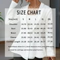 thumbnail image 7 of ZOELNIC Women's Textured Blazer Single Button Long Sleeve Business Casual Jacket with Ruffle Hem, Slim Fit Cardigan Work Blazer, XL, 7 of 7