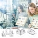 thumbnail image 3 of ColoMX 10pcs soportes de esquina de vidrio transparente para cajas de visual, 3 of 8