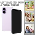 thumbnail image 5 of Fake Phone Dummy PropPhone, BlackScreen Decoy PhonePear PhoneNon-Working Phone17Air 17Pro Max, DisplayPhone Look Like Real Phonepro max 17 Purple (17,Lavender,Black Screen) Prop Mobile Phone, 5 of 5