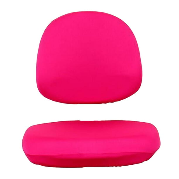Funda elástica de repuesto para silla de oficina giratoria universal para computadora Rosa roja