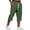 Dark Green, variant on Men's Baggy Sweat Shorts Cotton Long Below Knee Fleece Capri Shorts Athletic Casual 3/4 Pants with Pockets,2XL