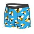 thumbnail image 2 of Naloa Flying Bees Print Mens Underwear - Boxers for Men, Classic Briefs for Men, 2 of 9