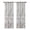 Mauve, variant on Gracie Mills Patton Curtain Panel Black Gold Floral Jacquard 54x84 GRACE-9167