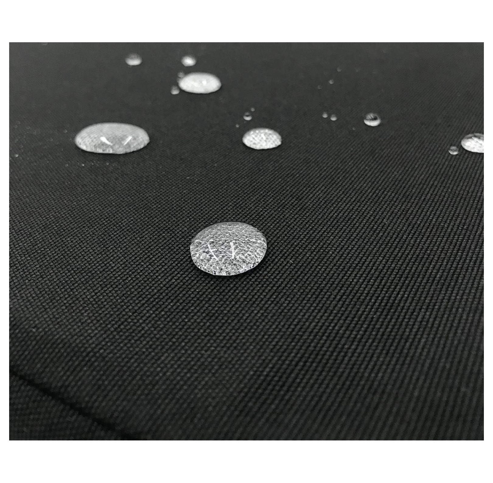 UV Resistant Indoor Outdoor Patio Chair Cushion Cover, Black, 24 x 24 x 4 Inches, 4 Pack