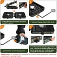 thumbnail image 3 of RedSwing 2-Burner Camping Stove with 12 Plates Windscreen, Portable Folding Gas Stove with 17000 BTU Adjustable Burners for Camping, Picnic, Backyard, BBQ, Tailgating, Suitable for Propane & Butane, 3 of 9