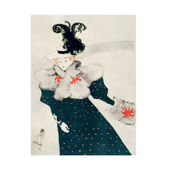 Trademark Fine Art Pictufy   La Revue Blanche 1895 Canvas Wall Art