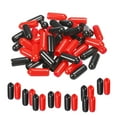 thumbnail image 1 of Unique Bargains 50pcs Rubber End Caps Cover Assortment 3/16 inch Screw Thread Protector for Screw Bolt Black Red, 1 of 5