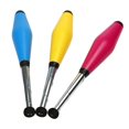 thumbnail image 4 of FNNMNNR Juggling Clubs Sticks Professional Circus Play Balls Kids Performance Prop Training Set Club Flower Props Bats Fun 3, 4 of 8