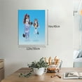 thumbnail image 2 of Lsque Bluey Pattern Canvas Wall Art – 30x40in Decorative Picture, Contemporary Canvas Print for Home & Office（Vertical）, 2 of 8