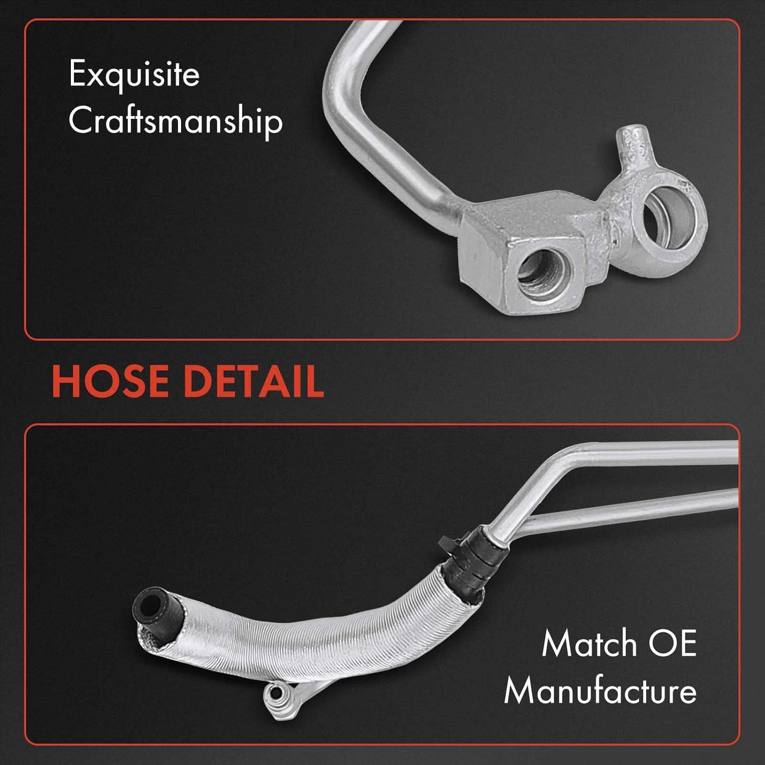 A-Premium Power Steering Hose Pressure & Return Hose Line Assembly Compatible with Infiniti QX70 2014-2017 FX35 2009-2012 FX37 2013 3.5L 3.7L
