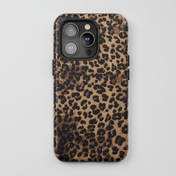 Leopard Print For iPhone Protective Phone Case Fashion Brown
