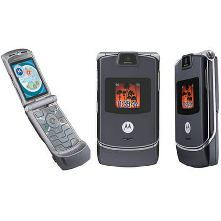 Motorola RAZR V3m - Dark Gray (Verizon) Cellular Phone manufacture (Best No Contract Flip Phone)