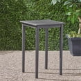 thumbnail image 3 of Afuera Living Modern / Contemporary Outdoor Acacia Wood Bar Table in Dark Gray, 3 of 6