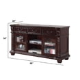 thumbnail image 5 of ACME Anondale 3-Drawer Wooden TV Stand with Glass Doors in Cherry, 5 of 6