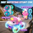 thumbnail image 2 of Coche a control remoto Lehoo Castle Unicorn para niñas 4WD 360°, 2 of 9