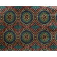 thumbnail image 4 of oneOone Georgette Viscose Fabric Floral Mandala Block Printed Craft Fabric BTY 42 Inch Wide, 4 of 4
