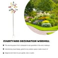 thumbnail image 3 of Hemoton Outdoor Wind Spinners Iron Art Garden Spinners Garden Windmill Metal Large Wind Sculptures For Outdoor Yard Patio Lawn Garden Decor, 3 of 8