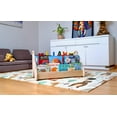 thumbnail image 5 of Montessori Freestanding Bookshelf | Easy Access Wooden Storage Rack for Kids | Wooden Shelves for Kid's Room (Seatable Small), 5 of 9