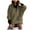 Army Green womens coat, variant on wycnly Womens Sweatshirt Coat Knitted Coat for Women Casual Solid Open Front Full Zipper Hooded Jacket Long Sleeve Oversized Sweatshirt Outwear Winter Sweatshirt Coat