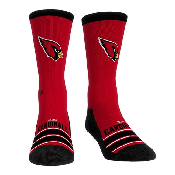 Unisex Rock Em Socks Arizona Cardinals Gametime Stripe-Crew Socks