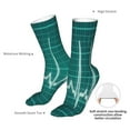 thumbnail image 4 of Cauagu ECG Wave Pattern Fun Novelty Crew Socks,Casual Athletic Socks Neutral Socks Cozy Crew Socks Christmas Gift, 4 of 7