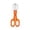 Orange, variant on KEVCHE Insect Scissors Trap,Reptile Feeding Clamp with Poop Scoop, Reptile Feeding and Cleaning Tool for Tortoise Lizard FPlastic Reptile Feeding Clamp for Small Animals Terrarium Accessories
