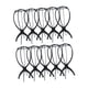 thumbnail image 5 of 10 Piezas Soporte para Exhibición de Sombreros Soporte para Cabeza de Pelucas Estante de Exhibición de Mesa Ligero Soporte para Pelucas para Salón de negro, 5 of 9