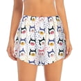 thumbnail image 4 of Lsque Cute Dog Printed Women's Running Shorts with Liner Pockets,Elastic Quick Dry Workout Athletic Gym Yoga Shorts,Womens High Waist Shorts-Small, 4 of 9